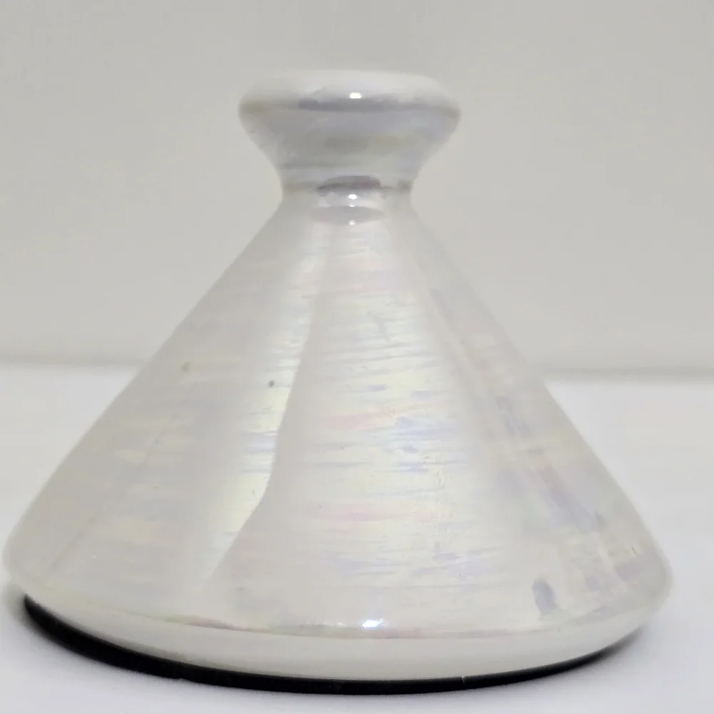 GANZ‎ Mini Diffuser Vase Decor Accent Porcelin Tangine Irredescent White
